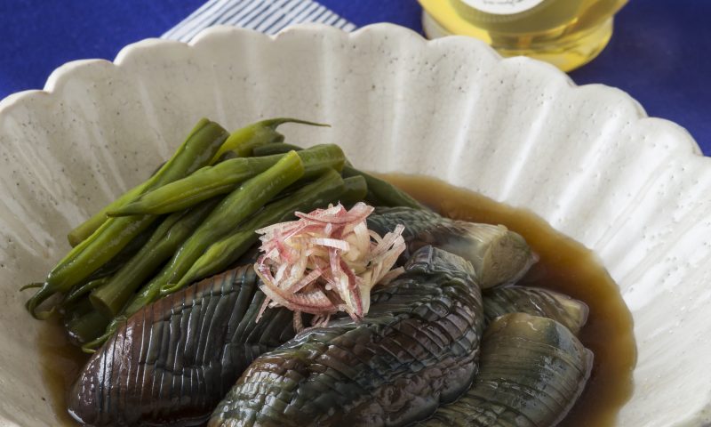 アカシアハニーの茄子といんげんの煮浸し